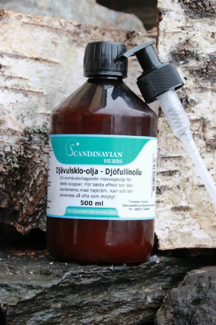 Djävulsklo olja XL – 500ml med pump