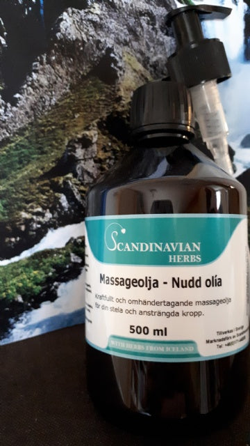 Massageolja XL – Djupverkande örtolja för stelhet, värk och återhämtning