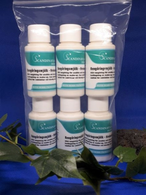 Rengöringsmjölk 6-pack (30ml) – Skonsam och effektiv ansiktsrengöring